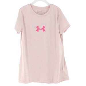 Under Armour Graphic T-Shirt Logo Loose Fit YLG Pink
